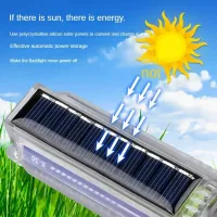 Solar USB Rechargeable LED Flashlight thumbnail 4