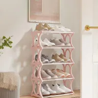 4-6 Tier Metal Shoe Rack Tower thumbnail 3