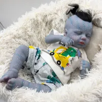 19in Lifelike Reborn Baby Doll by NPK thumbnail 4