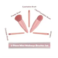 5pc Mini Travel Makeup Brush Set thumbnail 1