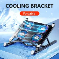 RGB Gaming Laptop Cooling Pad with Silent Fans thumbnail 3