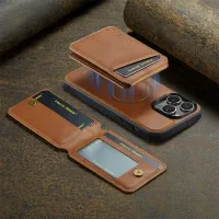 Magnetic Leather Phone Case with Wallet thumbnail 2