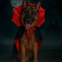 Halloween Bat Wing Pet Cape Costume thumbnail 1