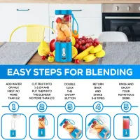 Portable 530ml Smoothie Blender with Battery thumbnail 4