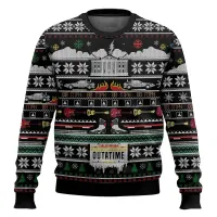 Back to the Future Christmas Sweater Pullover thumbnail 4