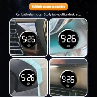 LED Car Clock Touch-Control Dashboard Watch thumbnail 6