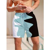 3D Leopard Camo Quick Dry Beach Shorts thumbnail 2