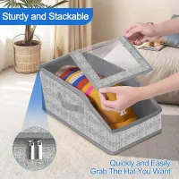 Stackable Cap Organizer Boxes thumbnail 2