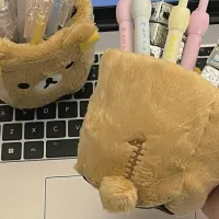 New Cute Rilakkuma Pen Holder Cartoon Anime Pen Container Desk Organizer Decorations School Students Gifts Stationery Supplies thumbnail 6