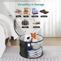 PVC Hat Storage Organizer with Zipper thumbnail 2