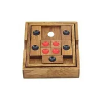 Huarong Dao Wooden Brain Teaser Puzzle thumbnail 4