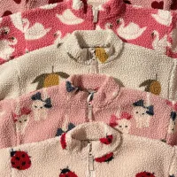Kids Cartoon Fleece Winter Jacket thumbnail 6