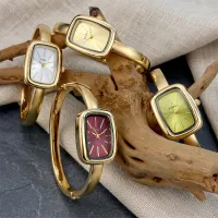 Minimalist Rectangular Bangle Watch for Women thumbnail 1