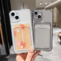 Transparent Card Bag Phone Case for iPhone thumbnail 2
