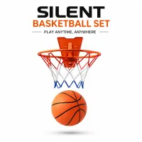 Silent Indoor Foam Basketball Hoop Set thumbnail 1