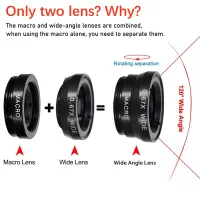 3-in-1 Smartphone Camera Lens Kit thumbnail 2