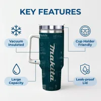 Makita Tool Vacuum Flask 40oz thumbnail 6