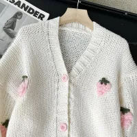 Strawberry Preppy Cardigan - Spring 2026 thumbnail 5