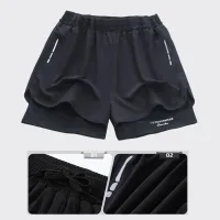 Men's Quick Dry Swim Trunks with Compression Liner thumbnail 2