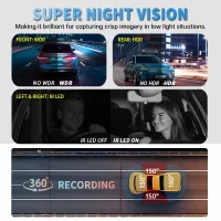 TiESFONG i7pro-WB 4K Dash Cam thumbnail 3