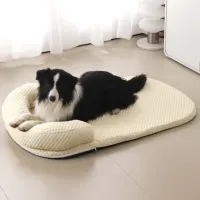 Cooling Ice Silk Dog Bed with Pillow thumbnail 5
