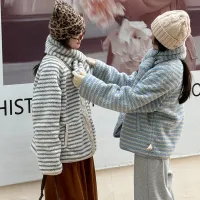 Y2K Korean Cotton-Padded Winter Coat thumbnail 1