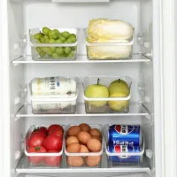 Clear Fridge Organizer Drawers thumbnail 5