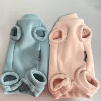 Pink Fleece Cat Sweater Jumpsuit thumbnail 5