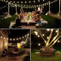 Solar Crystal Globe LED String Lights thumbnail 4