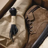 Vintage Split Suede Fleece-Lined Boots thumbnail 4