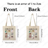 Karma Is A Cat Tote Bag thumbnail 6