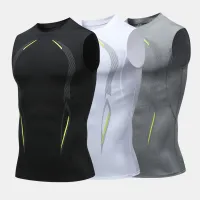 Men's Compression Workout Tank Top thumbnail 3
