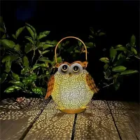 Owl Solar Lantern Outdoor Light thumbnail 3