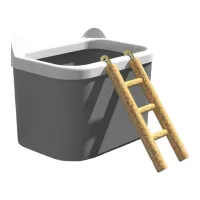 Hamster Sand Bath Box with Ladder thumbnail 2