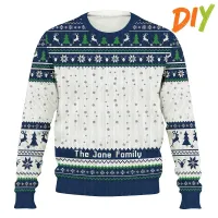 DIY Photo Print Family Christmas Sweater thumbnail 6