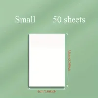 Transparent Waterproof Sticky Memo Pad (50 Sheets) thumbnail 2