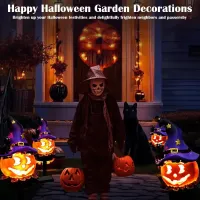 Solar Pumpkin Pathway Lights thumbnail 5