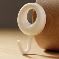 4-Pack Heavy Duty Adhesive Wall Hooks thumbnail 2