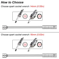 Magnetic Spark Plug Socket Wrench Kit thumbnail 3