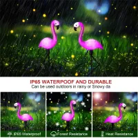Flamingo Solar LED Garden Stake Light thumbnail 5