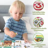 Yeahbo Montessori Busy Book for Toddlers thumbnail 4