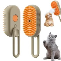 Pet Steam Spray Massage Bath Brush thumbnail 1