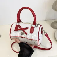 Polka Dot Korean Style PU Leather Shoulder Bag thumbnail 3