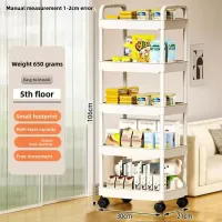5-Tier Rolling Storage Cart thumbnail 5
