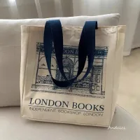London Books Print Canvas Shoulder Bag thumbnail 2