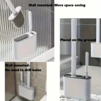 Wall Mount Toilet Brush Set thumbnail 4