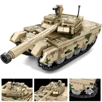 Military Tank Building Blocks Set thumbnail 2