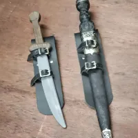 Renaissance Pirate Dagger Belt Sheath thumbnail 2