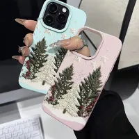 Christmas Tree Lychee Texture iPhone Case thumbnail 4