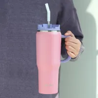 40 oz Insulated Tumbler with Handle thumbnail 6